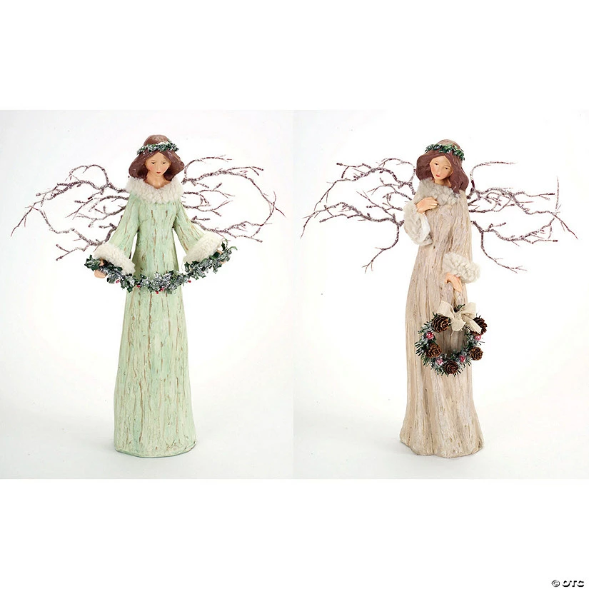 Best Pirce β Melrose International Branch Angels Figurine, 15 Inches (Set of 2) β€οΈ