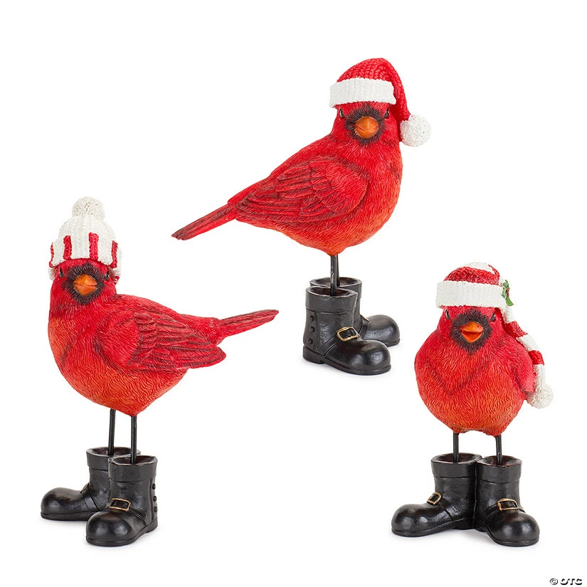 Deals β Melrose International Cardinal Figurine (Set Of 3) 6In π