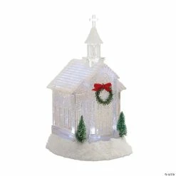 Best Sale 🛒 Melrose International Church Snow Globe with Timer, 10.5 Inches 😀