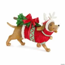 Best Pirce 🔥 Melrose International 🐕 Dog W/Tree 7.25In 🛒