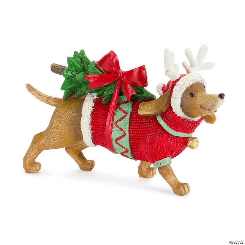 Best Pirce π₯ Melrose International π Dog W/Tree 7.25In π