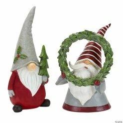 Best Pirce 👏 Melrose International Holiday Gnome Figurine (Set Of 2) 8In 🔥