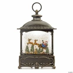 Cheap 👍 Melrose International Lantern Snow Globe with Santa's Sleigh, 12 Inches 🌟