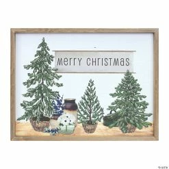 Cheap ⭐ Melrose International Merry 🎄 Christmas Framed Wall Decor 19In ✨