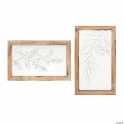 Promo ❤️ Melrose International Pine Branch Bird Frame (Set Of 2) 14In 🧨