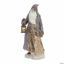 Best deal 🎁 Melrose International Santa W/Dog Figurine 14.25In ⭐